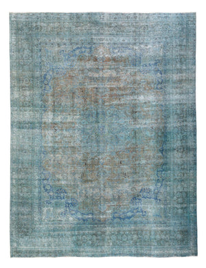 Tappeto vintage - 375 x 285 cm - blu scuro
