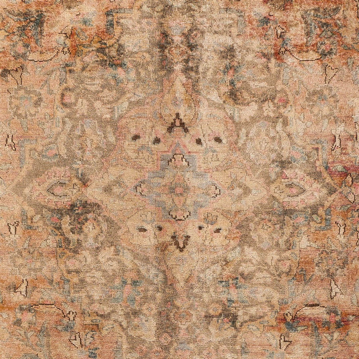 Tappeto vintage - 368 x 281 cm - beige scuro