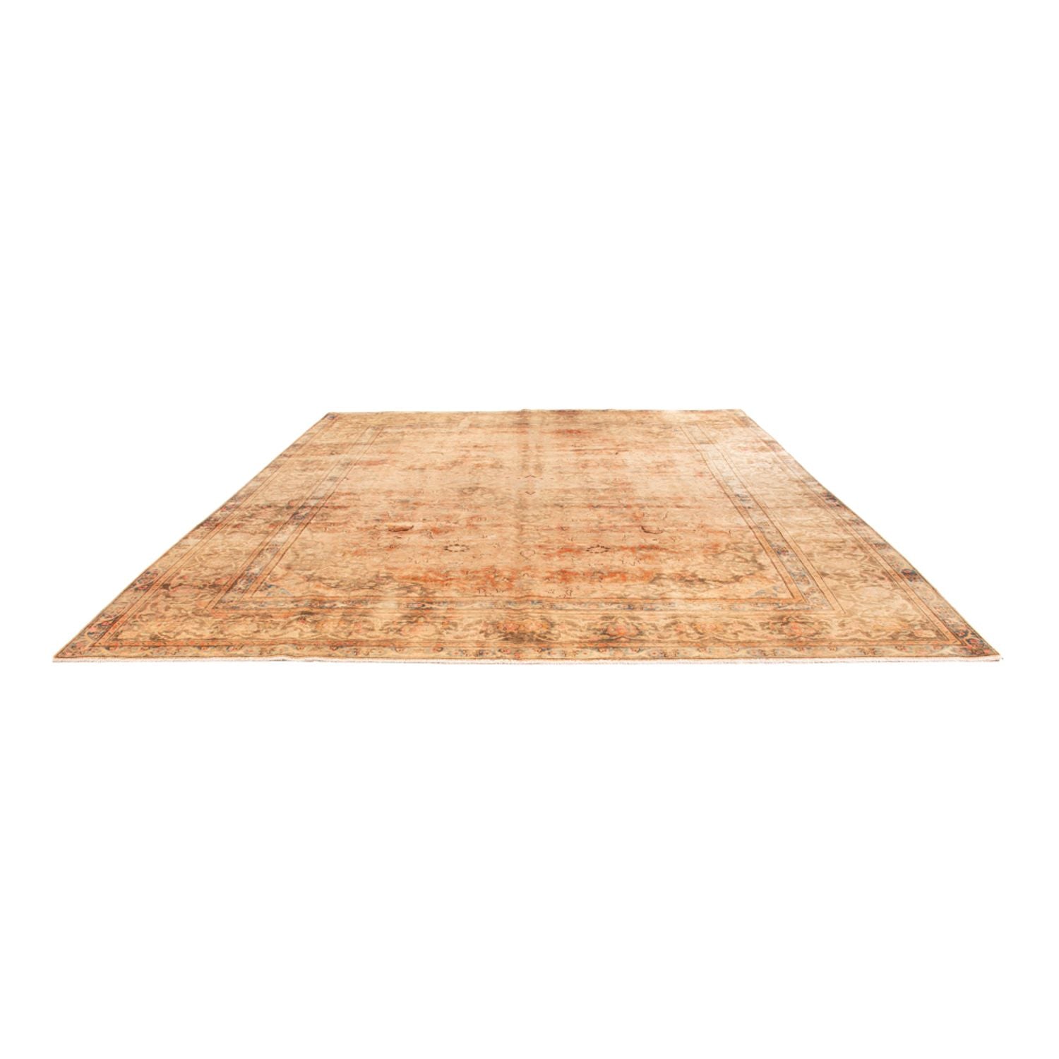 Tappeto vintage - 368 x 281 cm - beige scuro
