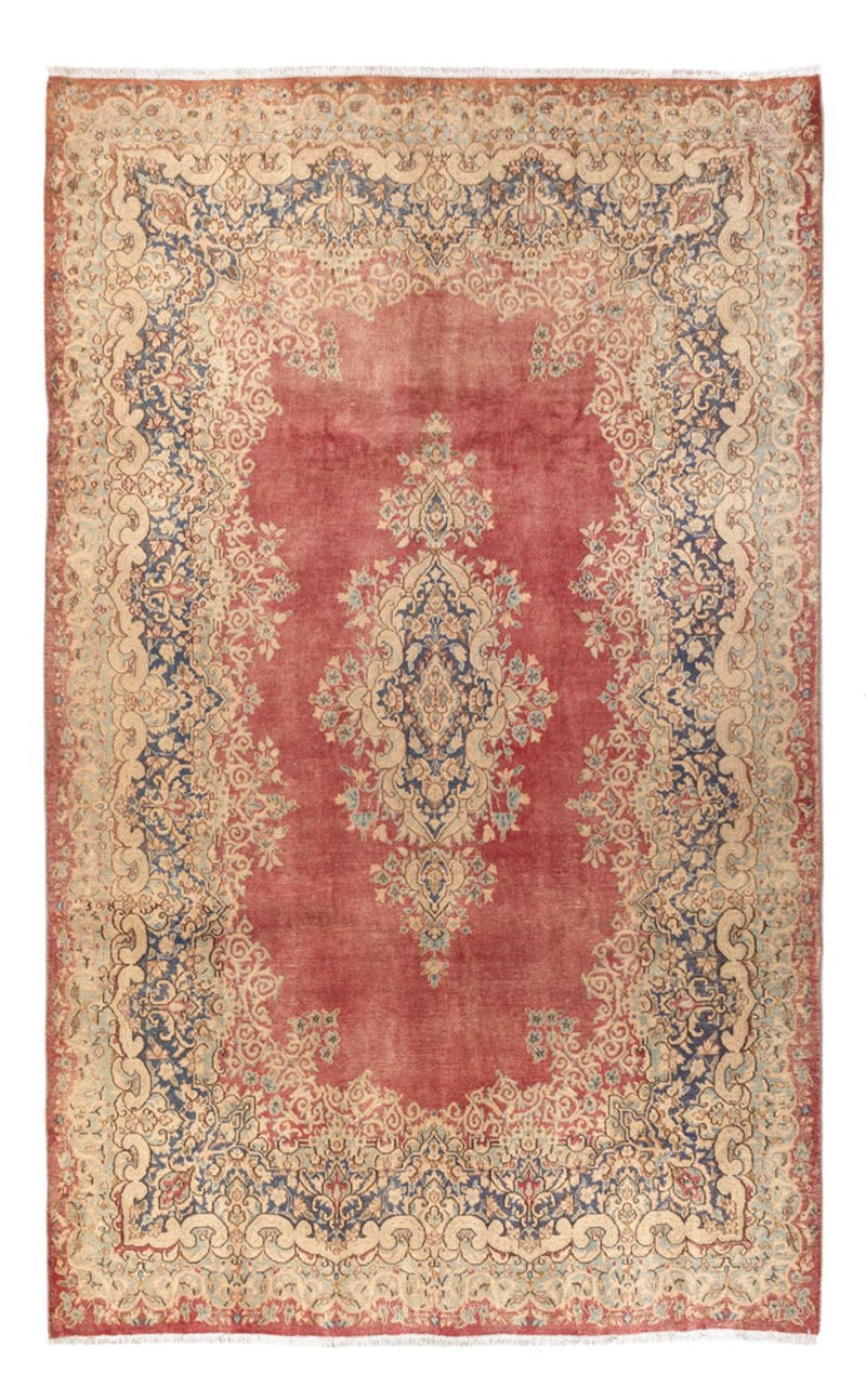 Tappeto vintage - 304 x 192 cm - rosso chiaro
