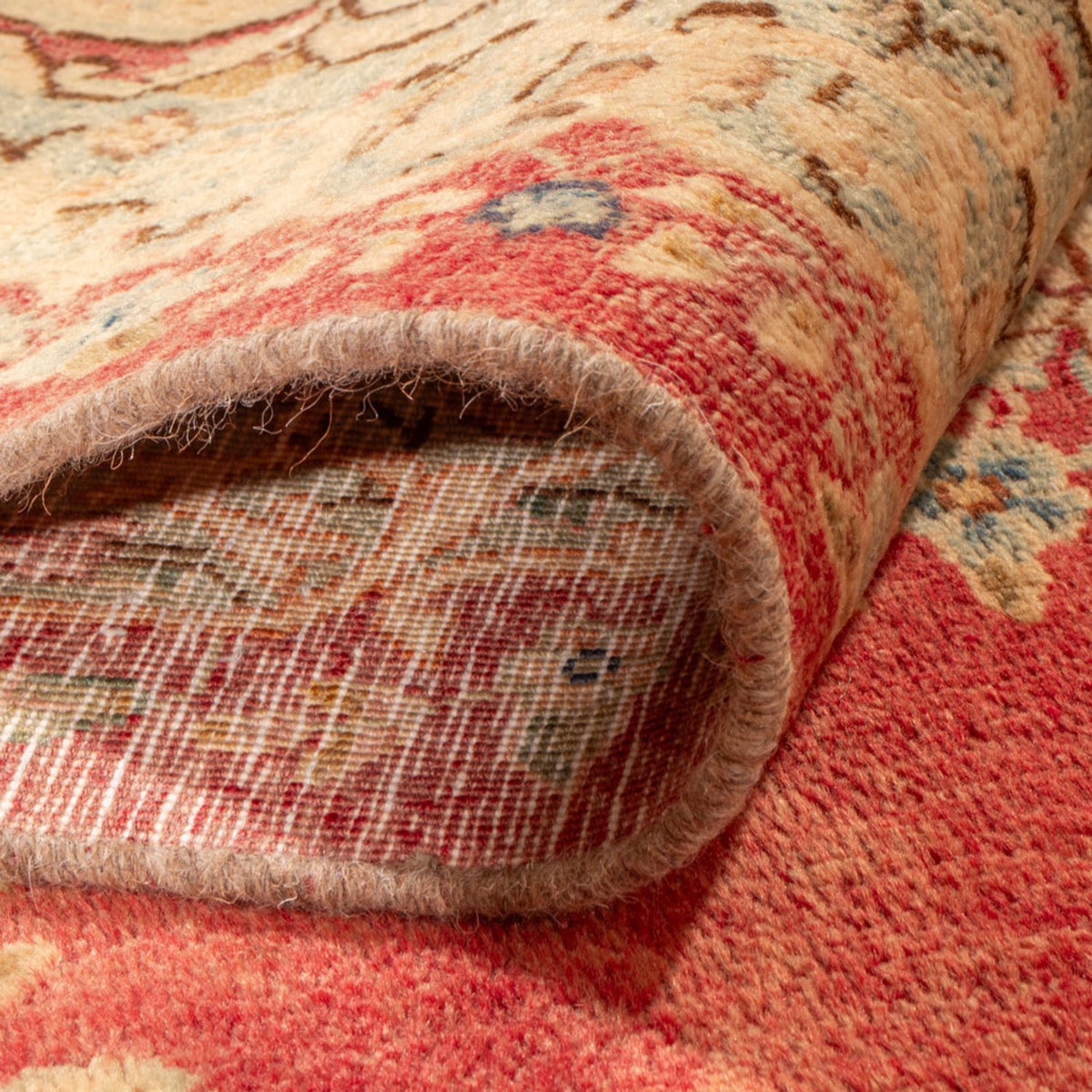 Tappeto vintage - 304 x 192 cm - rosso chiaro