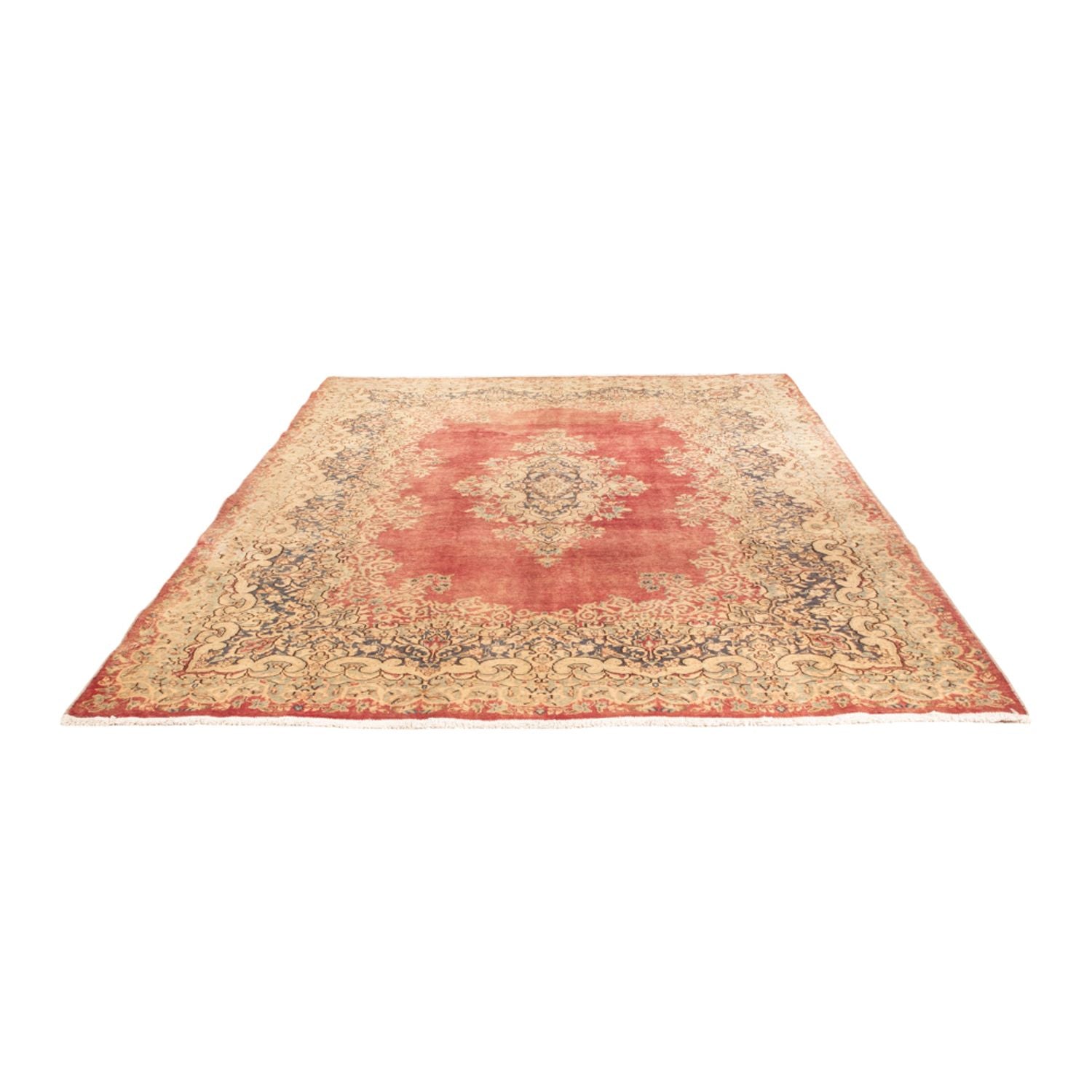 Tappeto vintage - 304 x 192 cm - rosso chiaro