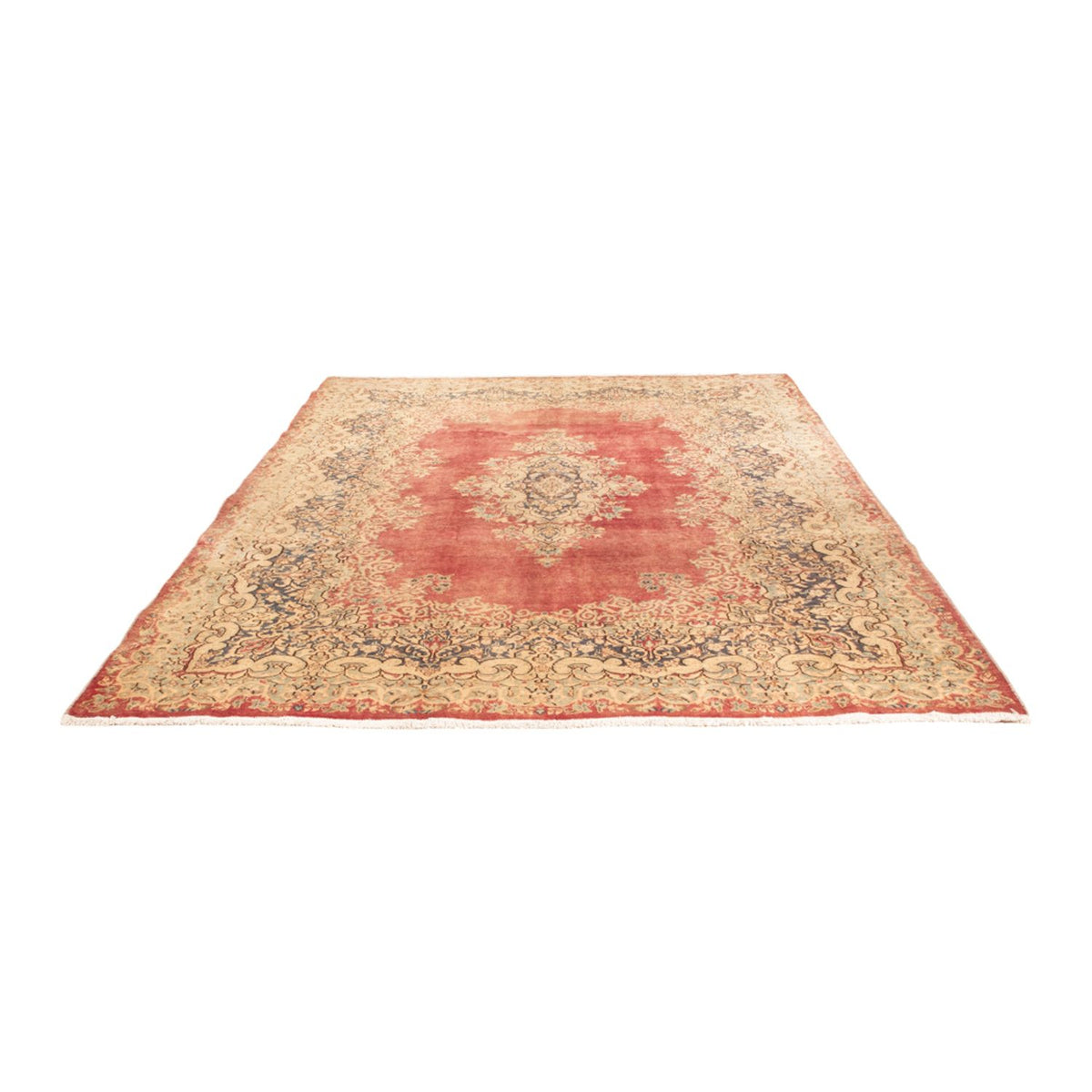 Tappeto vintage - 304 x 192 cm - rosso chiaro