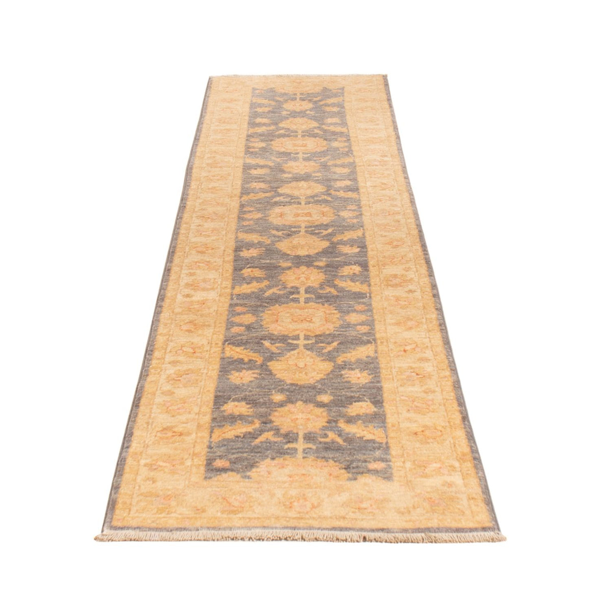 Tappeto corsia Tappeto Ziegler - 295 x 61 cm - blu petrolio