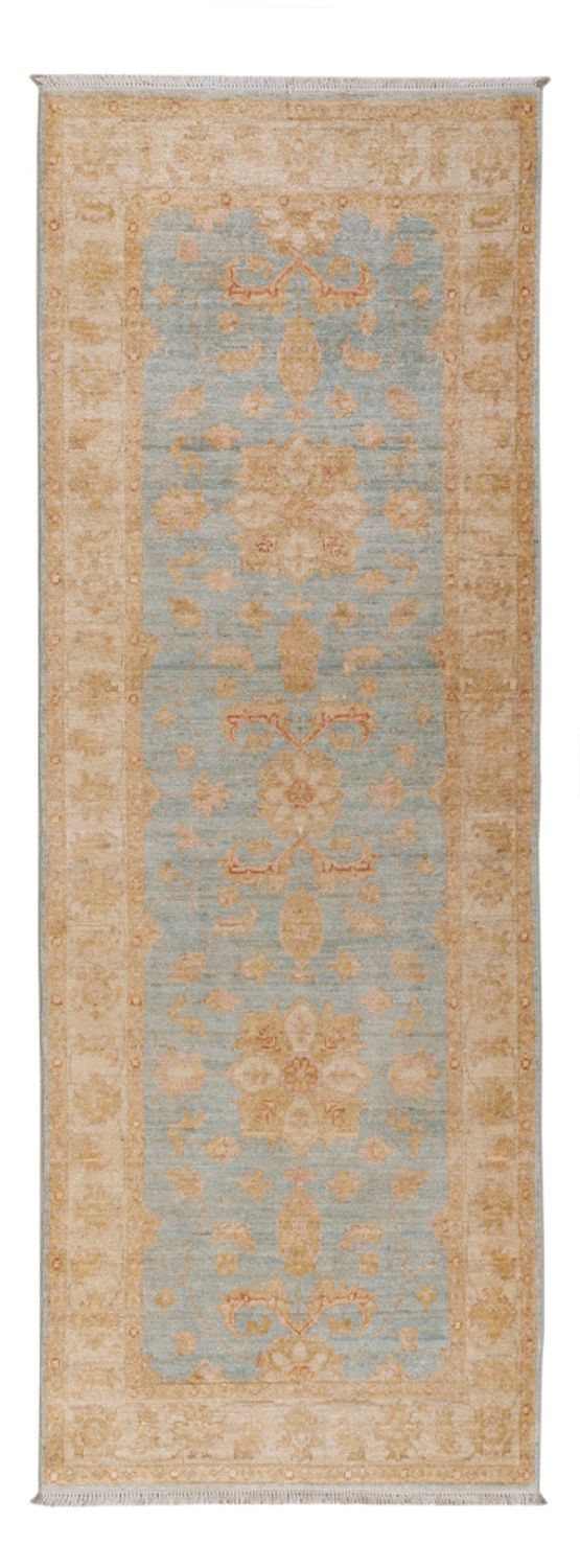 Tappeto corsia Tappeto Ziegler - 202 x 70 cm - blu chiaro