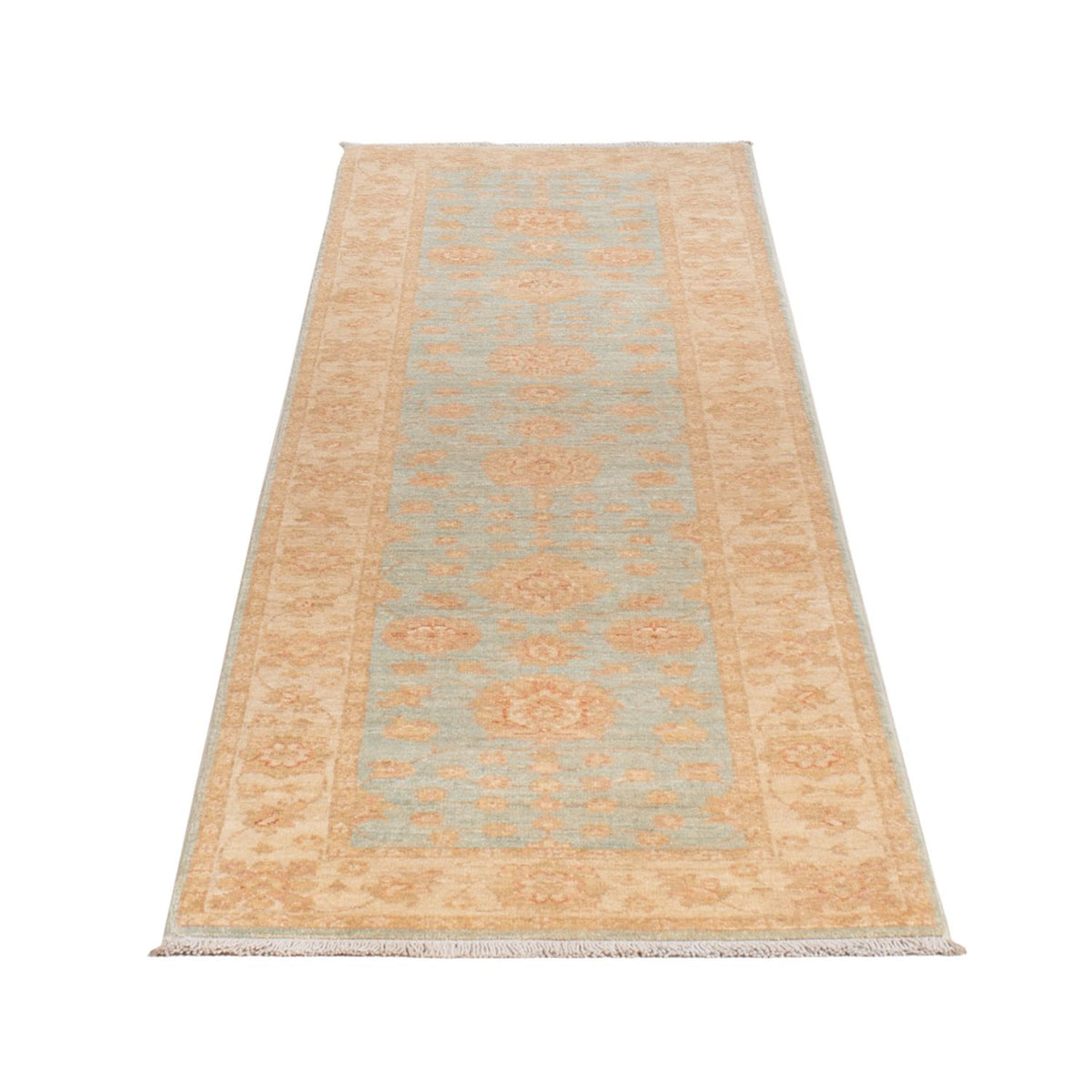 Tappeto corsia Tappeto Ziegler - 248 x 61 cm - blu chiaro