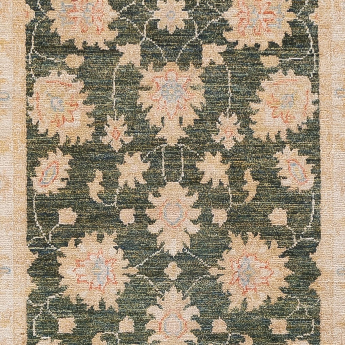 Tappeto corsia Tappeto Ziegler - 393 x 83 cm - verde oliva