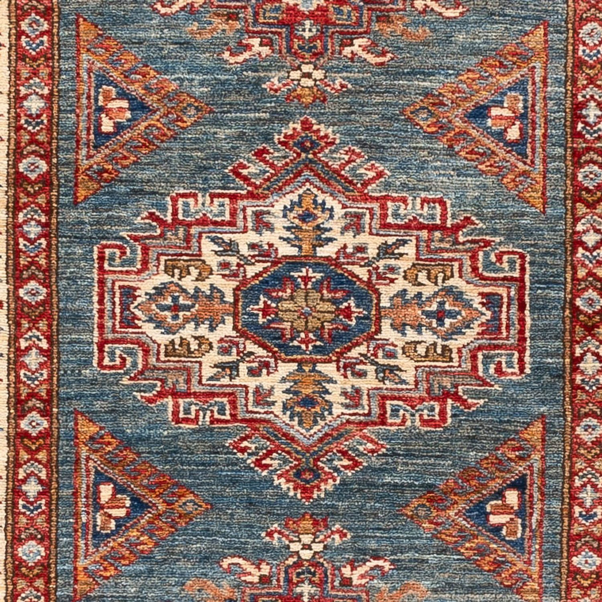 Tappeto corsia Tappeto Ziegler - Kazak - 245 x 79 cm - multicolore