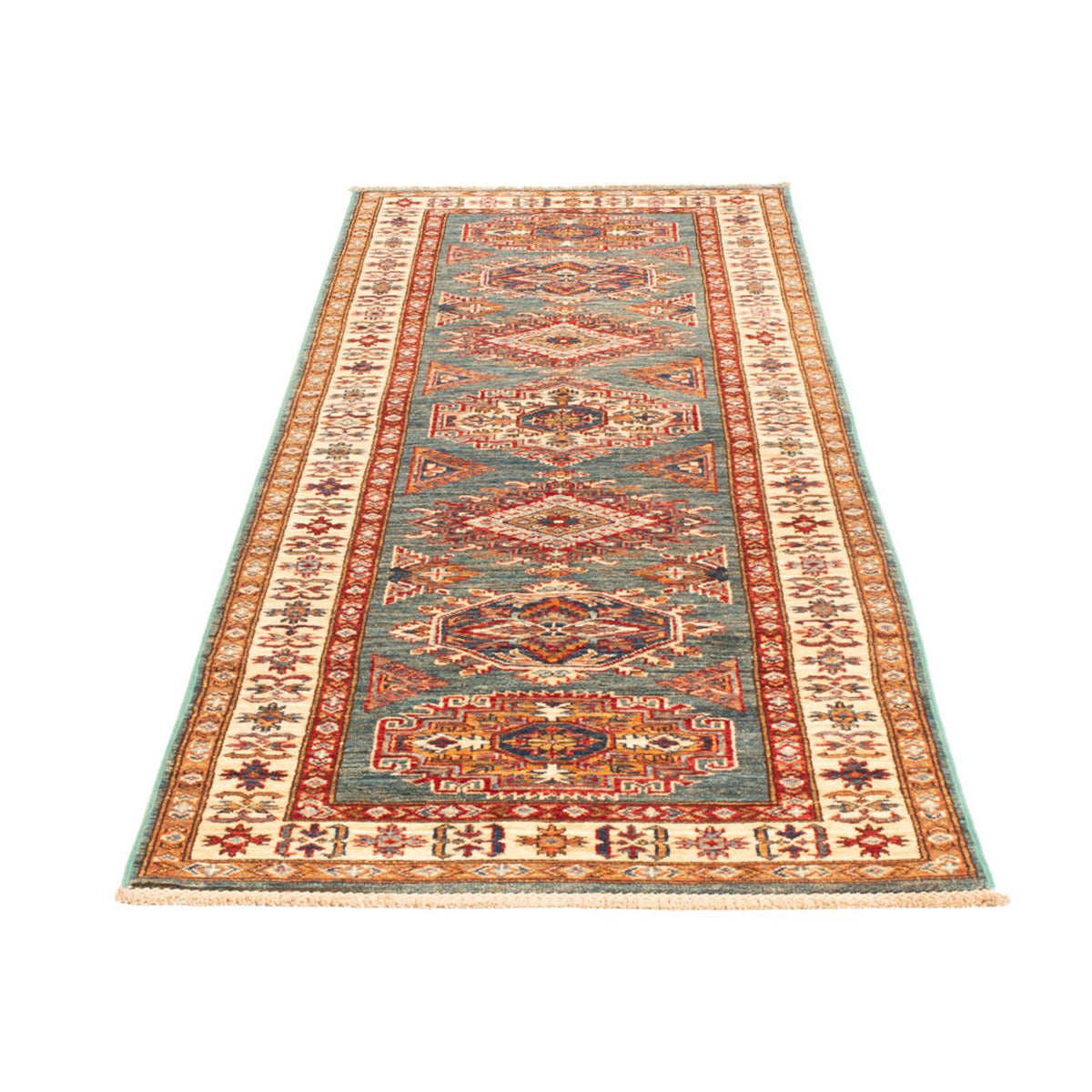 Tappeto corsia Tappeto Ziegler - Kazak - 245 x 79 cm - multicolore