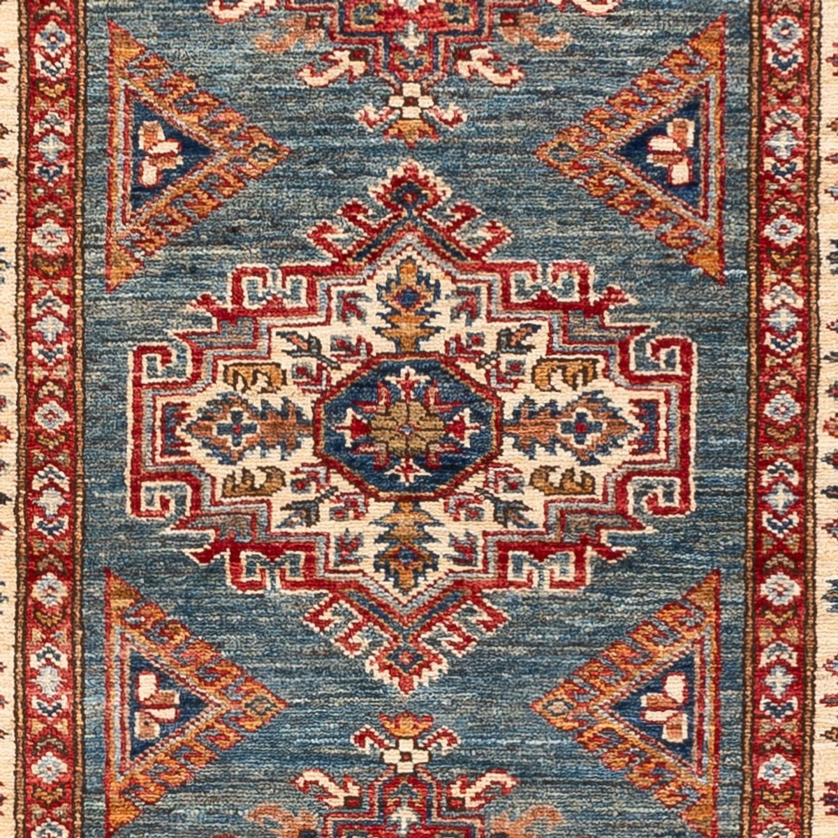 Tappeto corsia Tappeto Ziegler - Kazak - 246 x 75 cm - multicolore