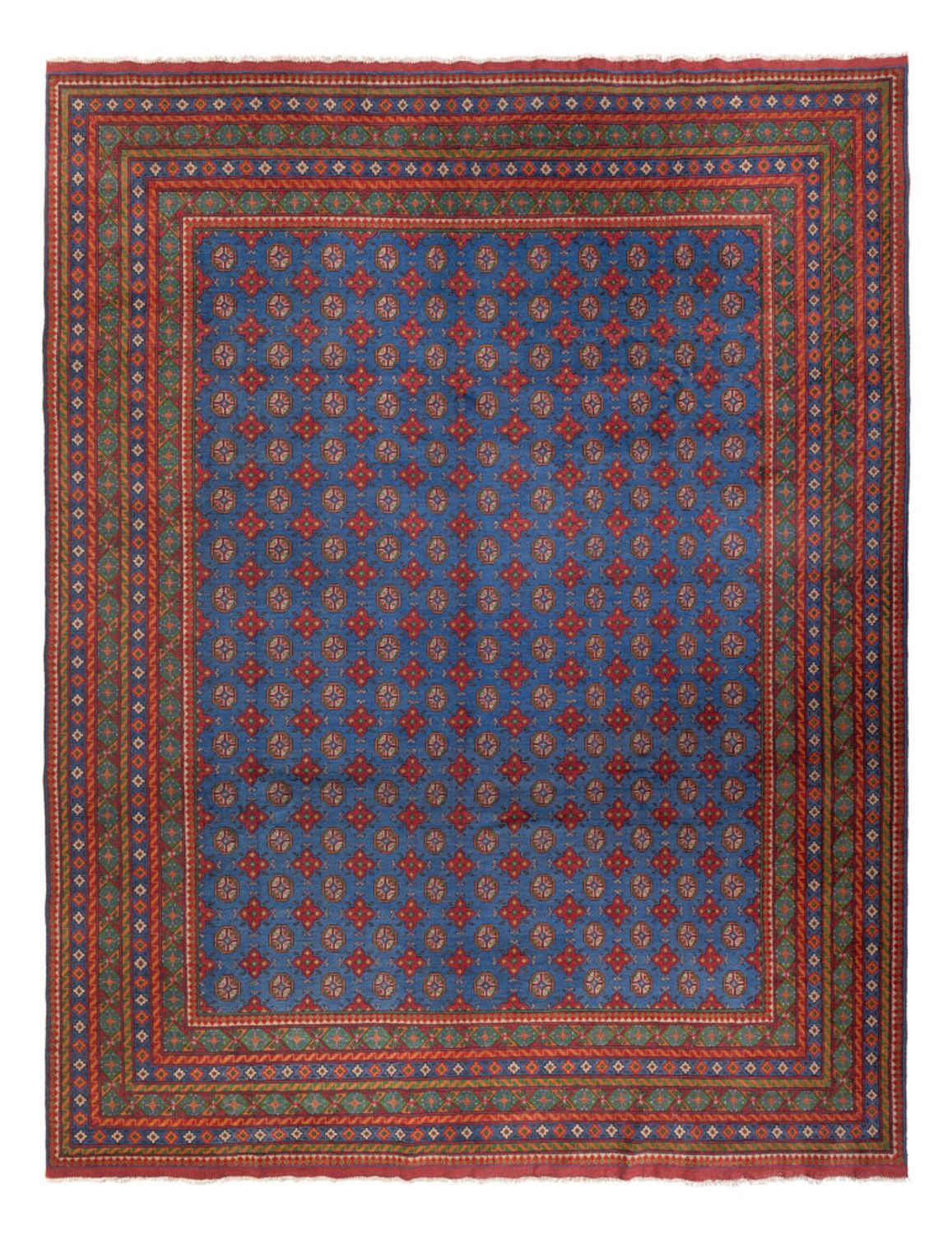 Tappeto afgano - Filpa - 394 x 300 cm - blu