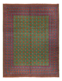 Tappeto afgano - Filpa - 393 x 296 cm - verde