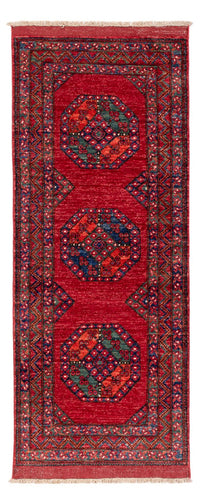 Tappeto corsia Tappeto afgano - 216 x 87 cm - rosso