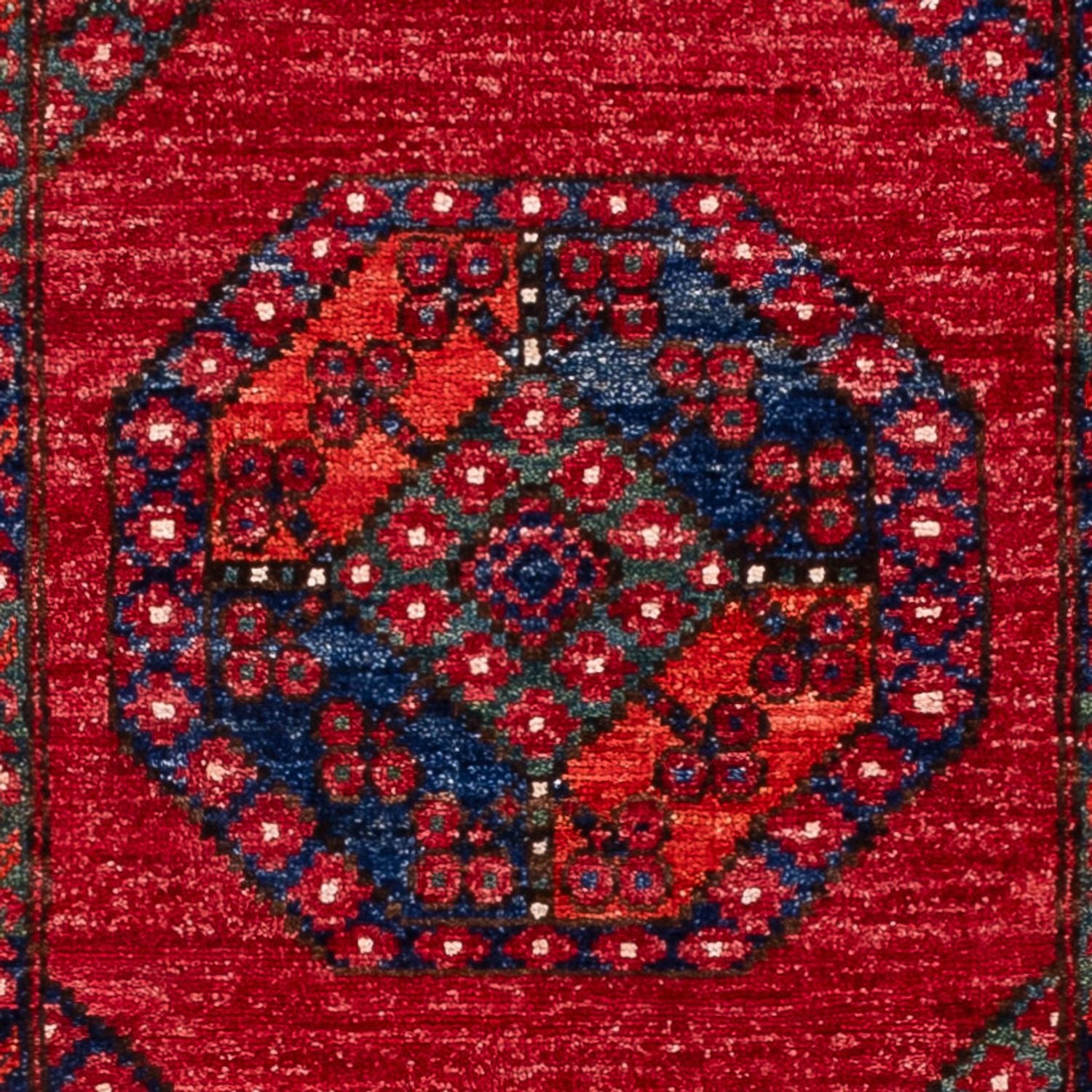 Tappeto corsia Tappeto afgano - 216 x 87 cm - rosso