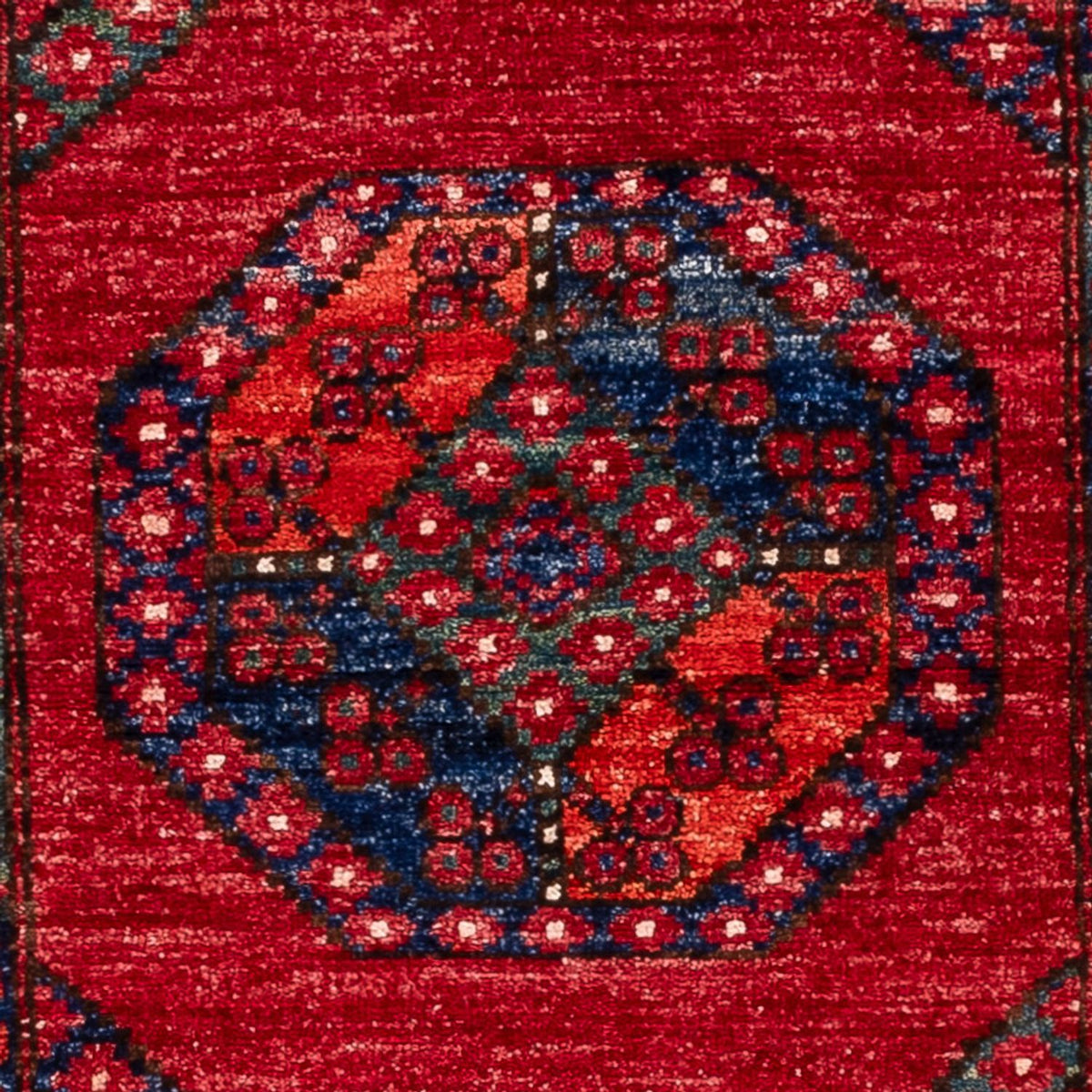 Tappeto corsia Tappeto afgano - 220 x 87 cm - rosso