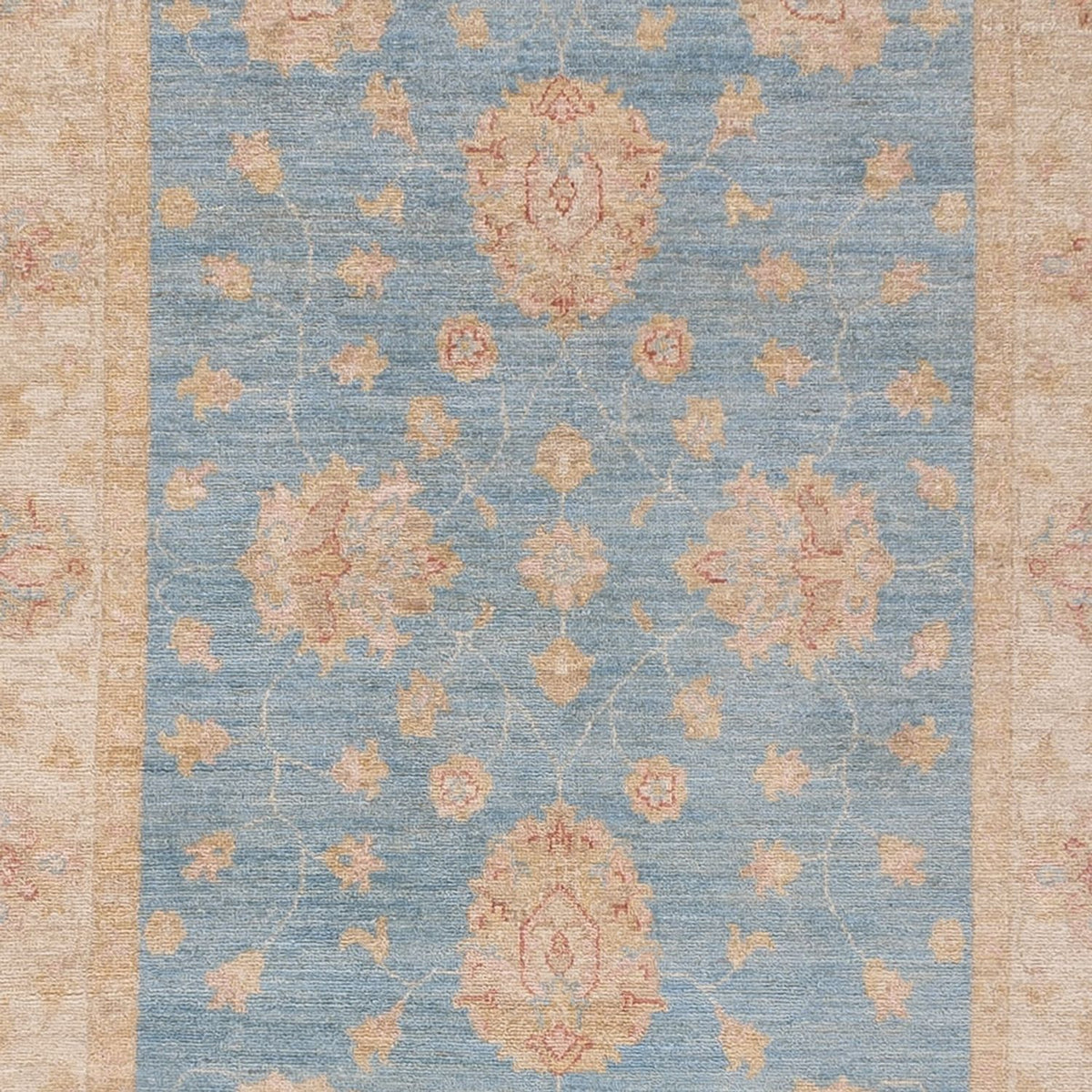 Tappeto corsia Tappeto Ziegler - 396 x 121 cm - blu chiaro