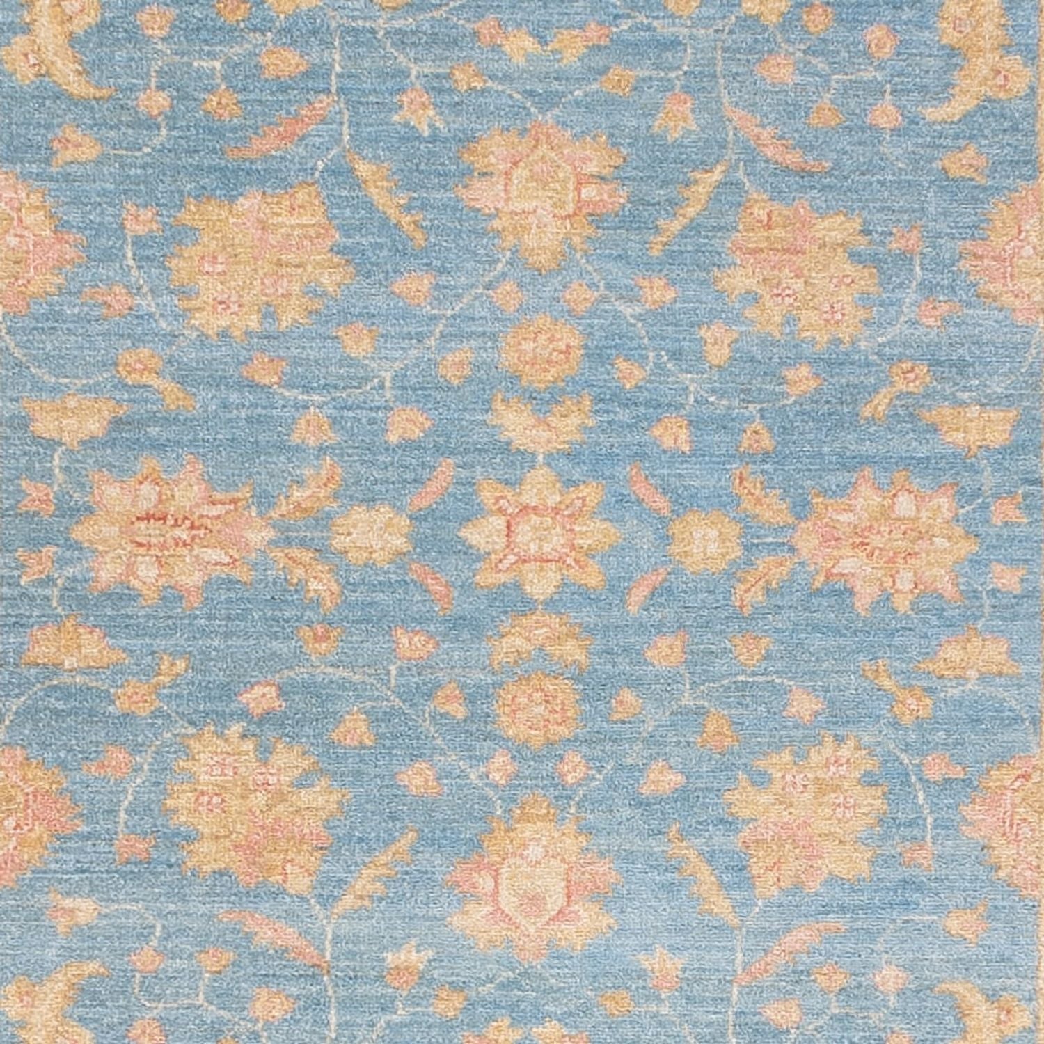 Tappeto corsia Tappeto Ziegler - 332 x 119 cm - blu chiaro