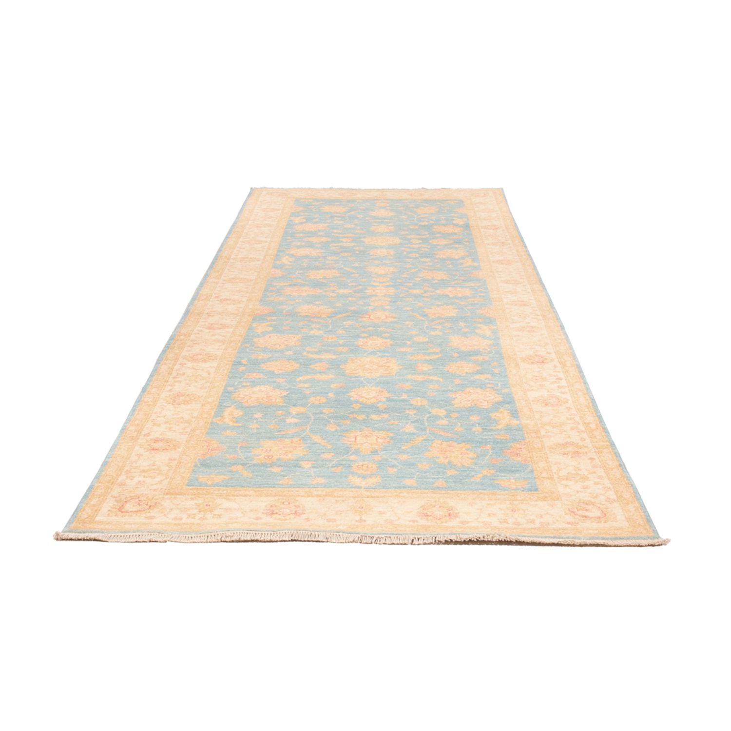 Tappeto corsia Tappeto Ziegler - 332 x 119 cm - blu chiaro