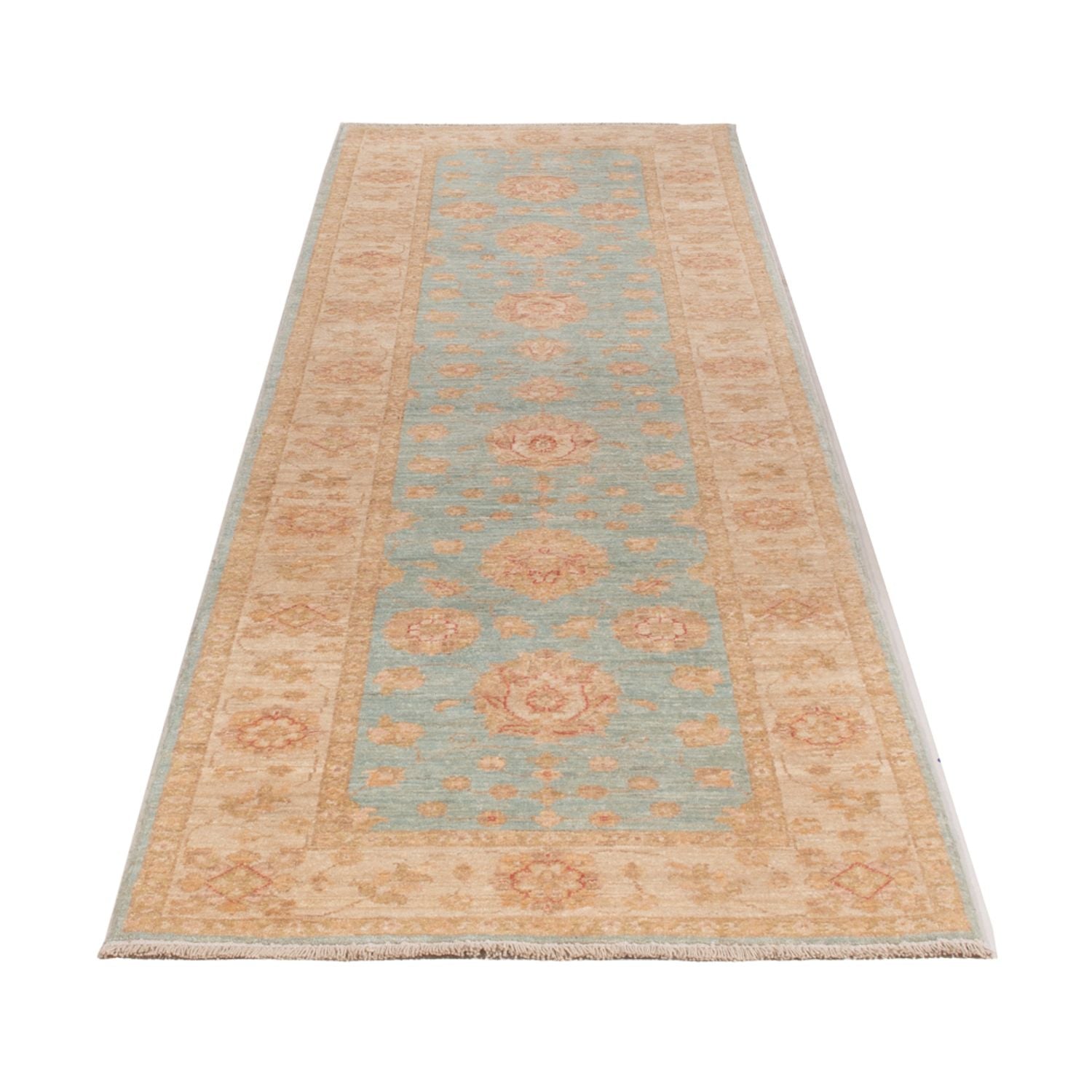 Tappeto corsia Tappeto Ziegler - 299 x 80 cm - blu chiaro