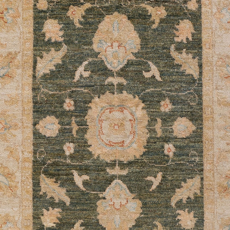 Tappeto corsia Tappeto Ziegler - 295 x 83 cm - verde oliva