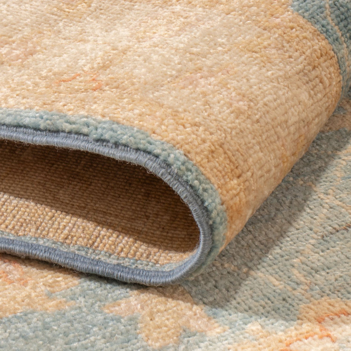 Tappeto corsia Tappeto Ziegler - 393 x 81 cm - blu chiaro