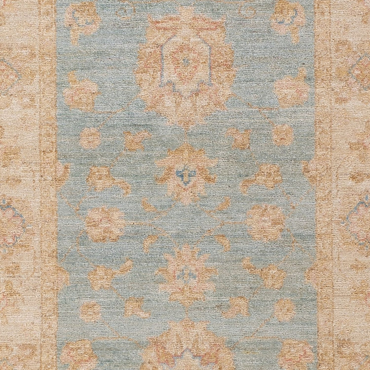 Tappeto corsia Tappeto Ziegler - 293 x 84 cm - blu chiaro