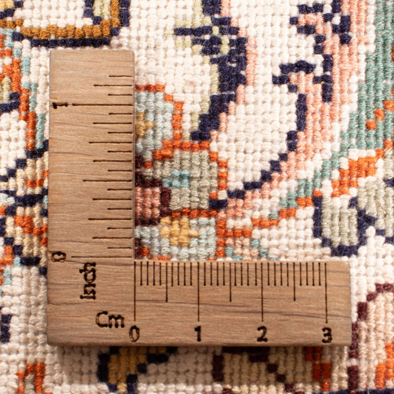 Tappeto corsia Tappeto di seta - Seta del Kashmir - 480 x 79 cm - beige scuro