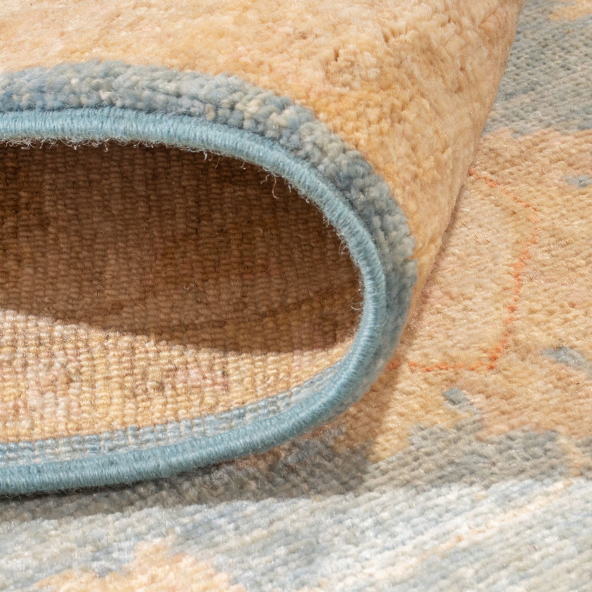 Tappeto corsia Tappeto Ziegler - 412 x 154 cm - blu chiaro