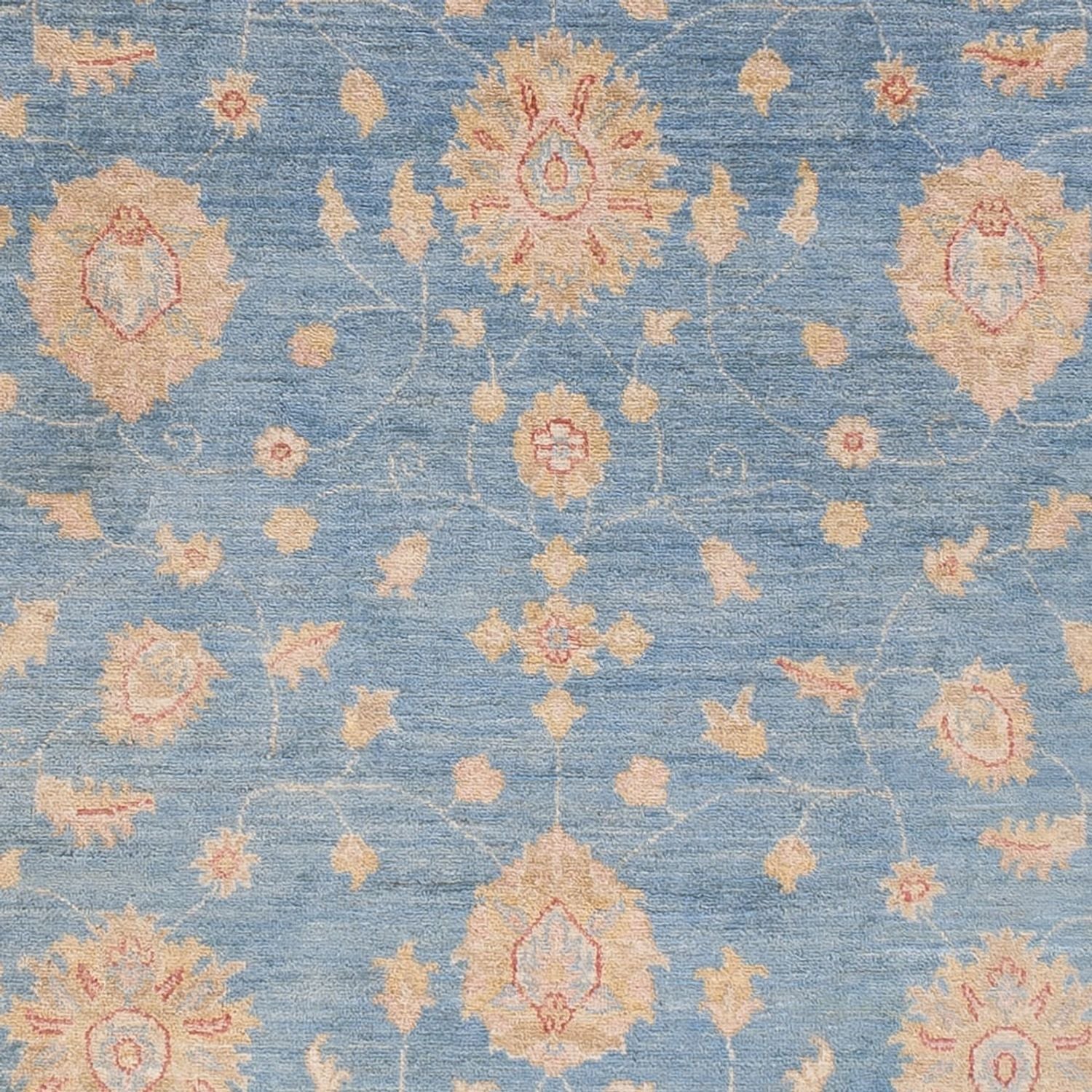 Tappeto corsia Tappeto Ziegler - 485 x 143 cm - blu chiaro