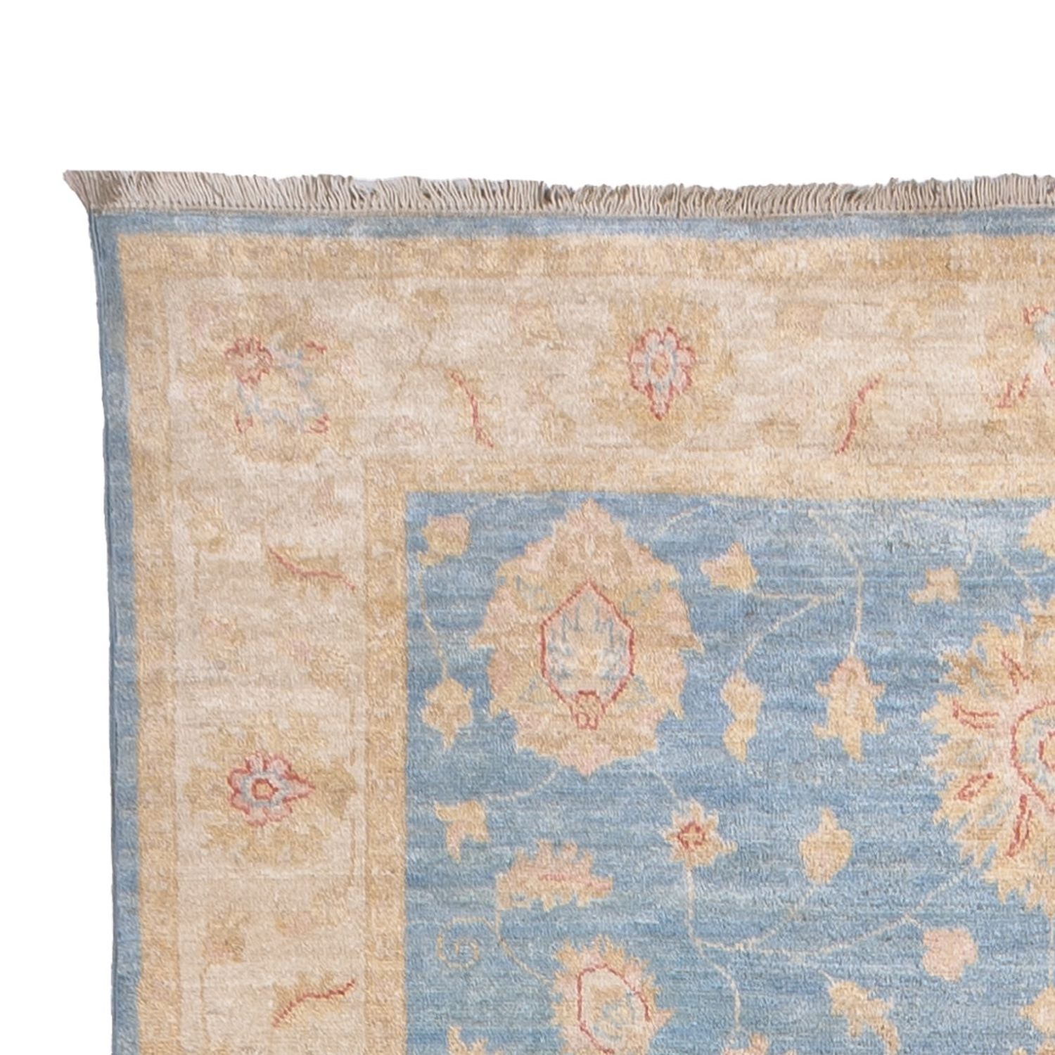 Tappeto corsia Tappeto Ziegler - 485 x 143 cm - blu chiaro