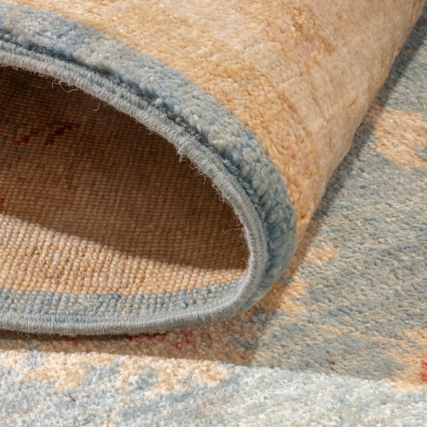 Tappeto corsia Tappeto Ziegler - 485 x 143 cm - blu chiaro