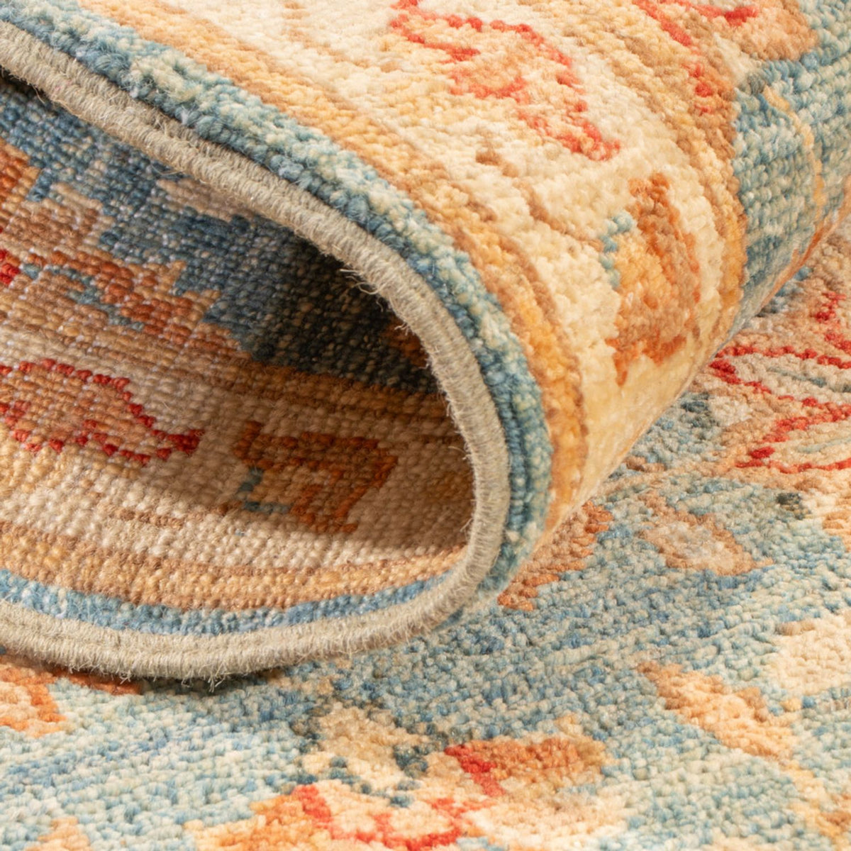 Tappeto corsia Tappeto Ziegler - 154 x 50 cm - blu chiaro