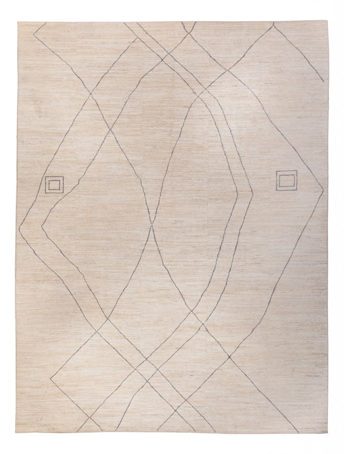 Tappeto di design - 410 x 310 cm - blu chiaro