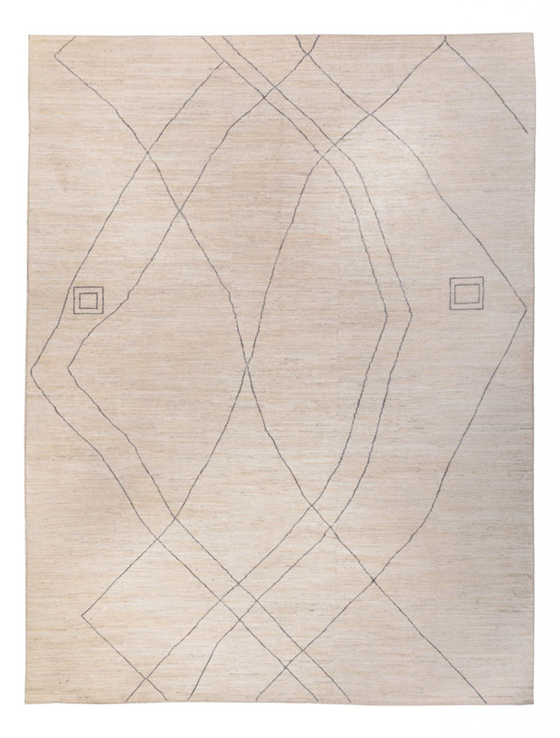 Tappeto di design - 410 x 310 cm - blu chiaro