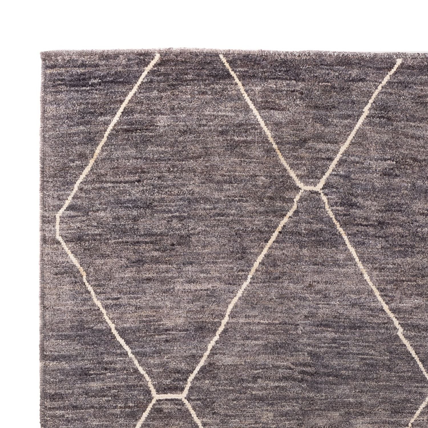 Tappeto berbero - 194 x 158 cm - grigio