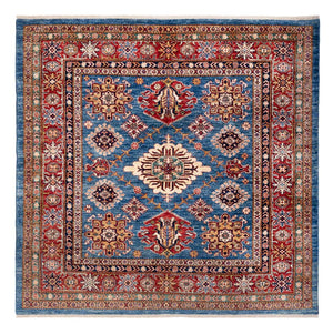 Tappeto Ziegler - Kazak quadrato  - 184 x 187 cm - multicolore