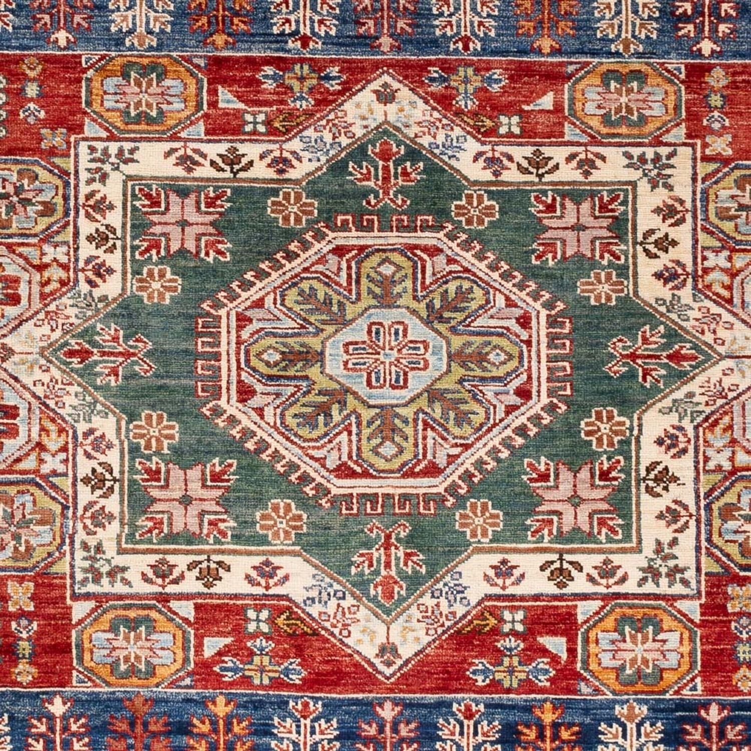 Tappeto Ziegler - Kazak quadrato  - 181 x 185 cm - multicolore