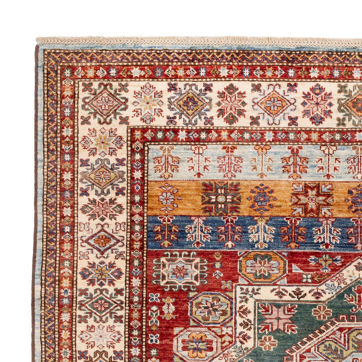 Tappeto Ziegler - Kazak quadrato  - 181 x 185 cm - multicolore