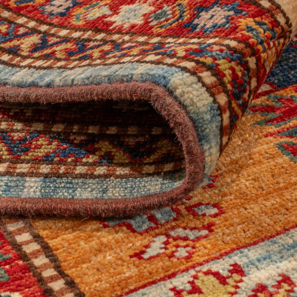 Tappeto Ziegler - Kazak quadrato  - 181 x 185 cm - multicolore