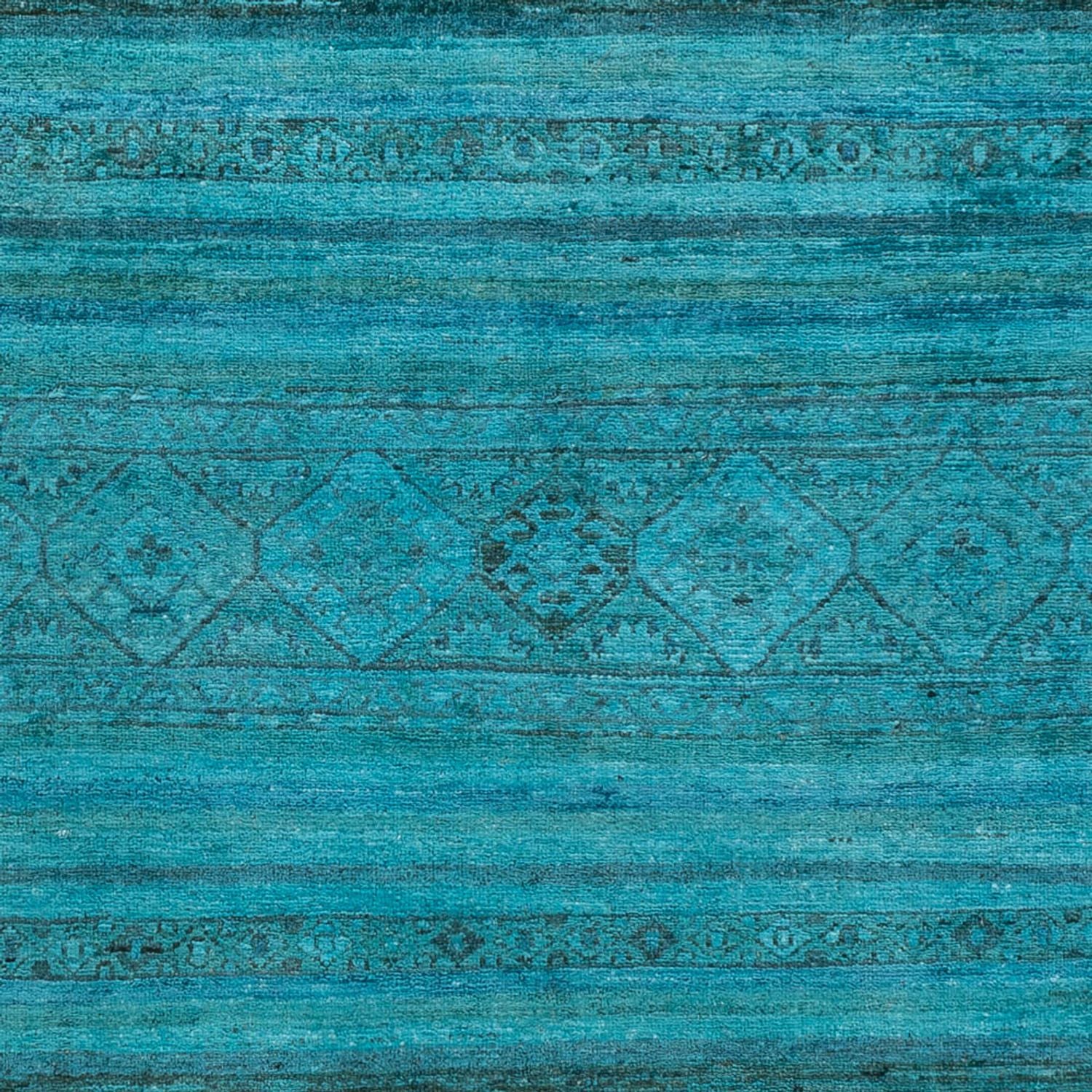Tappeto Ziegler - Vintage/Tinto di moda - 201 x 148 cm - blu