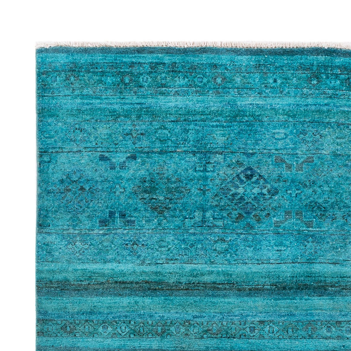 Tappeto Ziegler - Vintage/Tinto di moda - 201 x 148 cm - blu