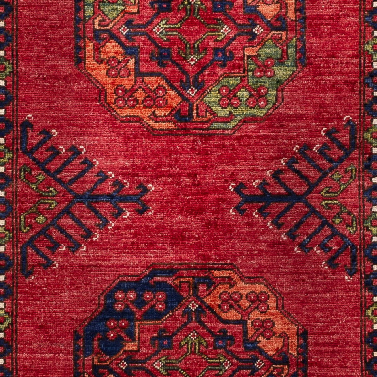 Tappeto afgano - Kunduz - 148 x 100 cm - rosso