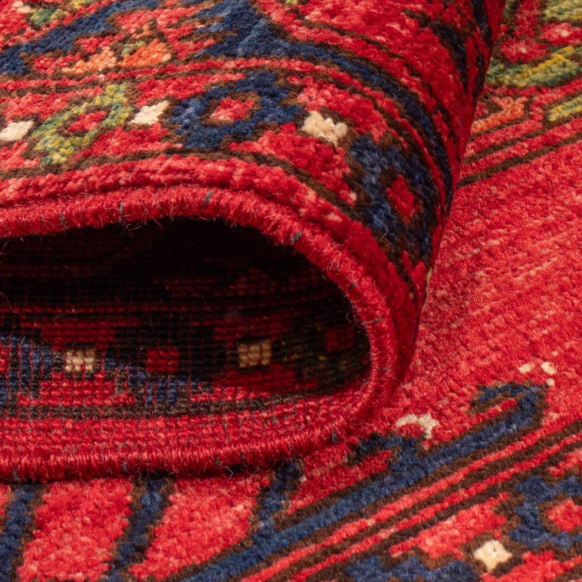 Tappeto afgano - Kunduz - 148 x 100 cm - rosso