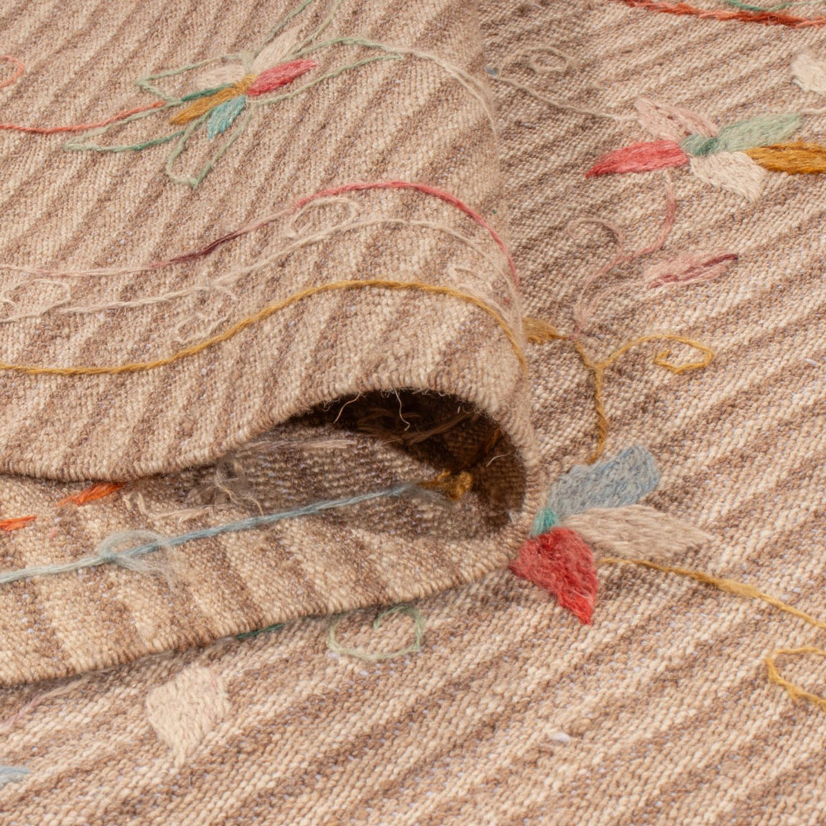 Tappeto Kelim - Orientale - Soumak - 336 x 236 cm - crema