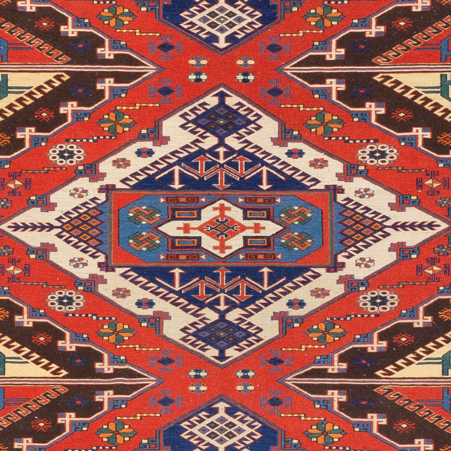 Tappeto Kelim - Orientale - Soumak - 272 x 204 cm - ruggine