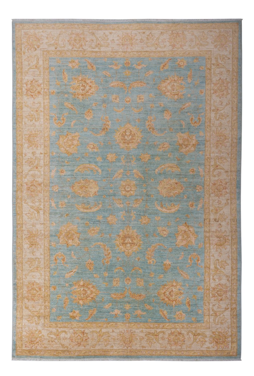 Tappeto Ziegler - 303 x 207 cm - blu chiaro