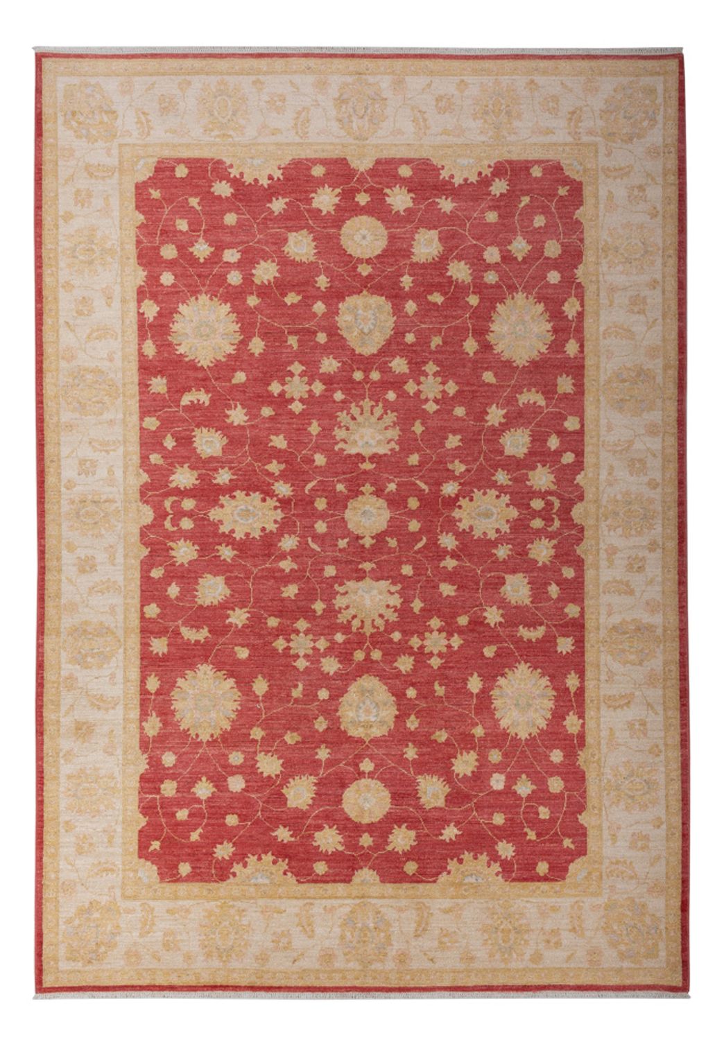 Tappeto Ziegler - 296 x 203 cm - rosso scuro
