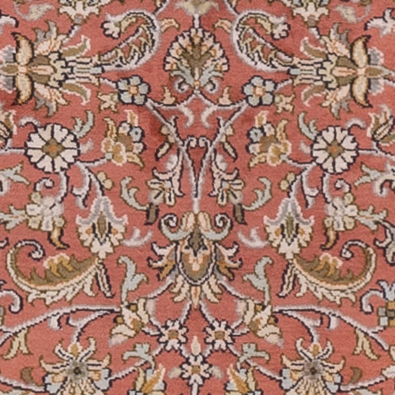 Tappeto corsia Tappeto di seta - Seta del Kashmir - 188 x 78 cm - rosso chiaro