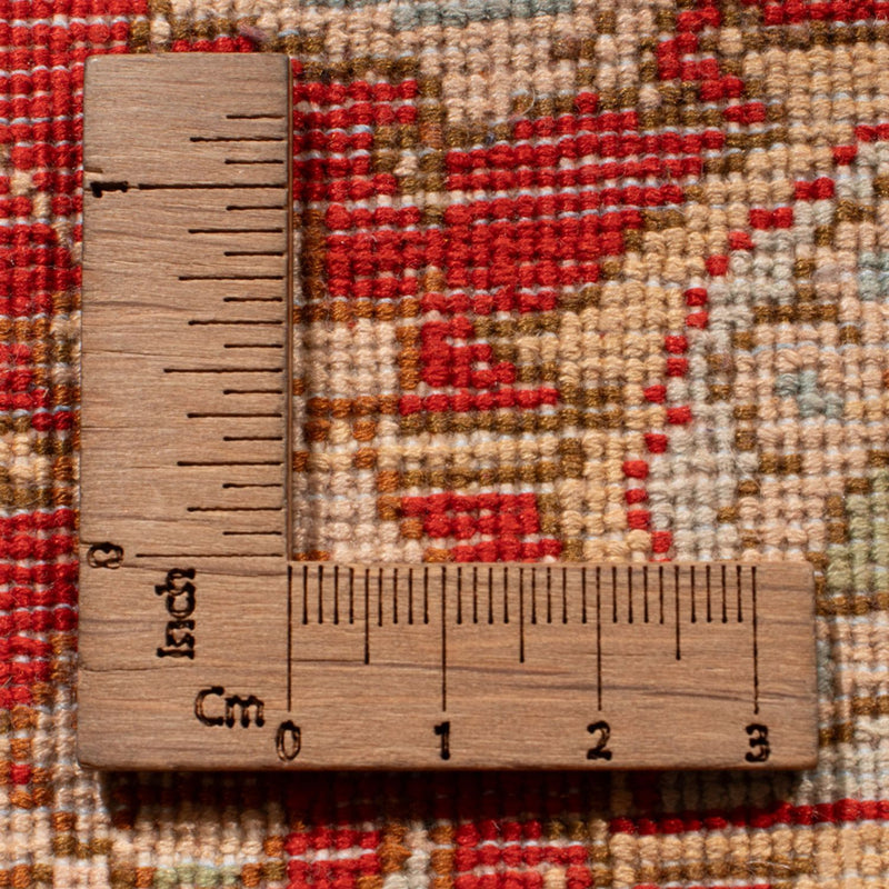 Tappeto corsia Tappeto di seta - Seta del Kashmir - 251 x 79 cm - rosso