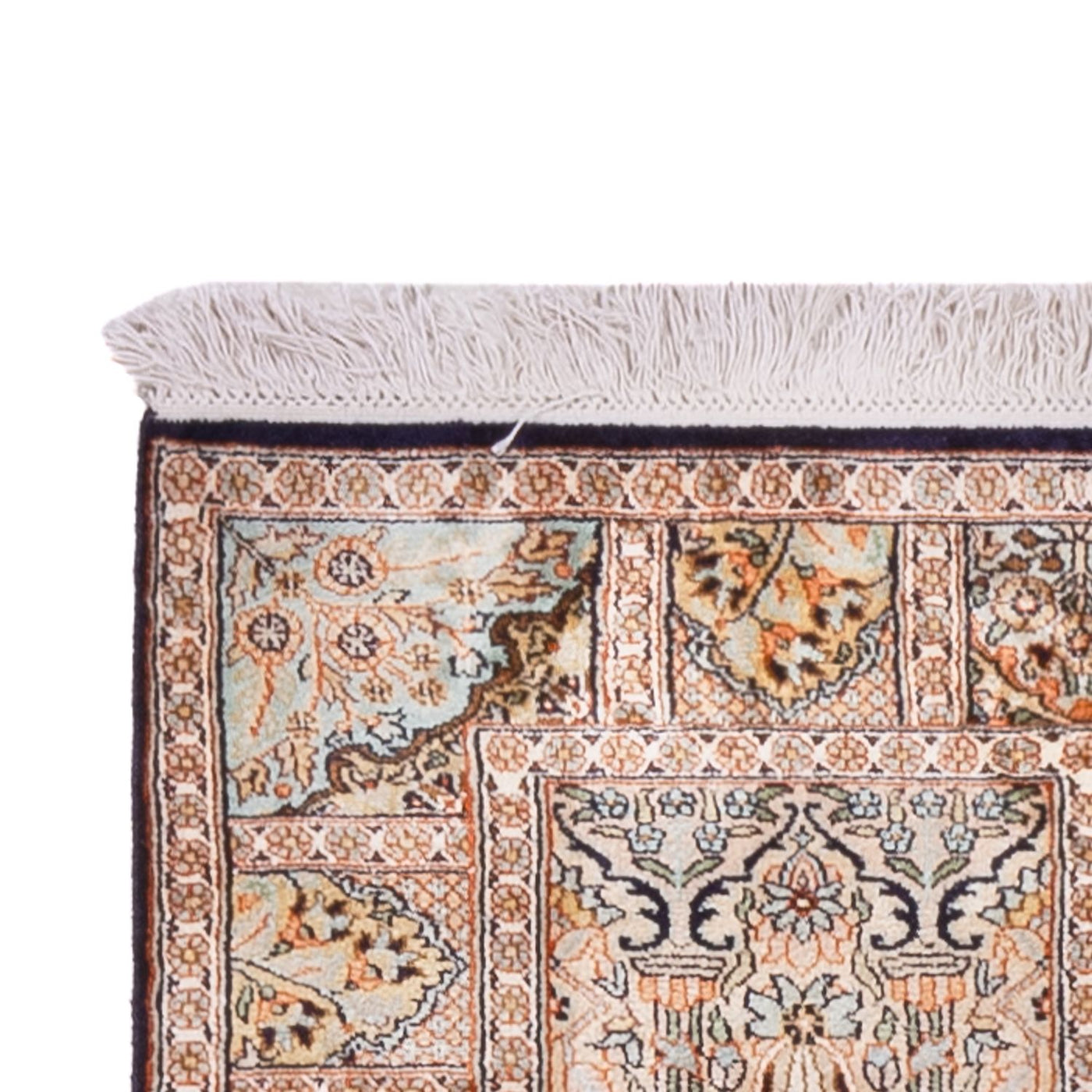 Seta del Kashmir Tappeto 243x80cm - Tappeto orientale